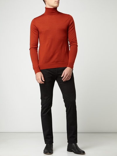 MAC Modern fit chino met stretch  Antraciet gemêleerd - 1