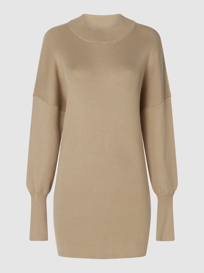 MSCH Copenhagen Strickkleid in Minilänge Beige 1