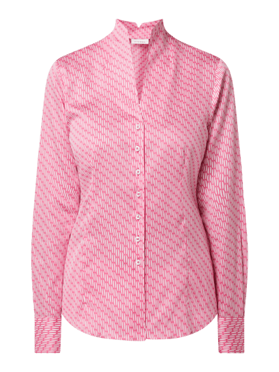 Eterna Bluse mit Kelchkragen  Pink 2