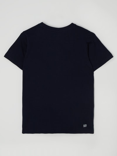 Lacoste T-shirt met logo Marineblauw - 3