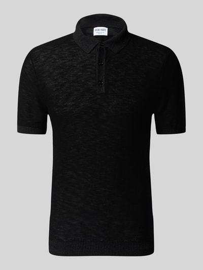 Antony Morato Slim fit poloshirt met ribboorden Zwart - 2