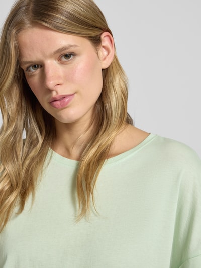 Marc O'Polo Denim T-Shirt mit Rundhalsausschnitt Hellgruen 3