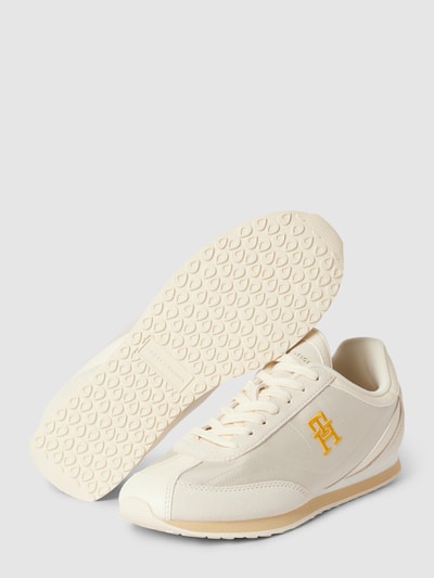 Tommy Hilfiger Sneaker aus Leder mit Label-Stitching Beige 4