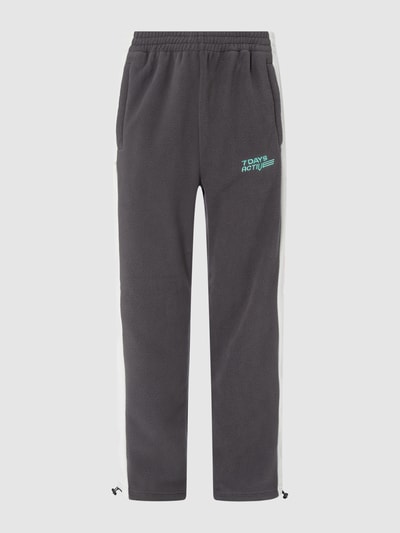 7 Days Active Jogpants aus Fleece  Stein 1