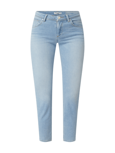 Marc O'Polo Denim Cropped Slim Fit Jeans mit Stretch-Anteil Modell 'Alva' Jeansblau 2