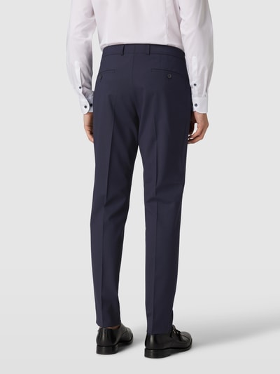 s.Oliver BLACK LABEL Regular fit pantalon met persplooien, model 'OULTIMATE' Marineblauw - 5
