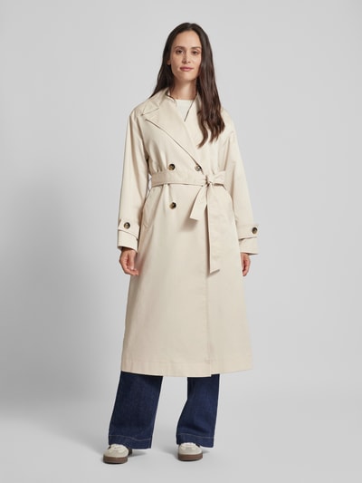 Mango Trenchcoat mit Bindegürtel Modell 'ANGELA' Offwhite 4