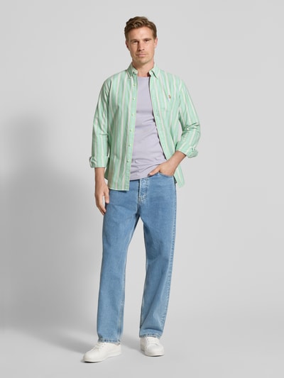 Scotch & Soda T-Shirt mit Logo-Stitching Lavender 1