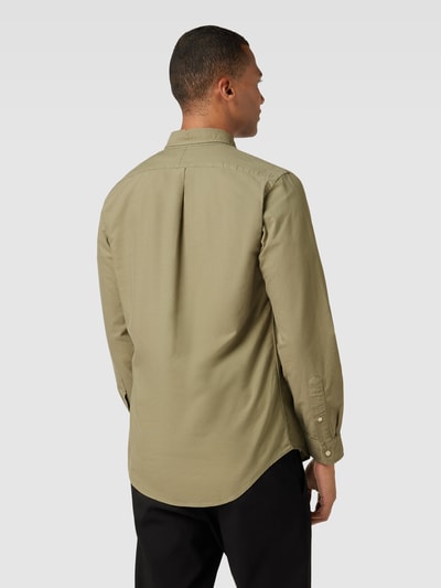 Polo Ralph Lauren Slim Fit Freizeithemd mit Button-Down-Kragen Khaki 5