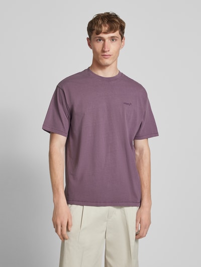 Levi's® T-Shirt mit Label-Stitching Pflaume 4