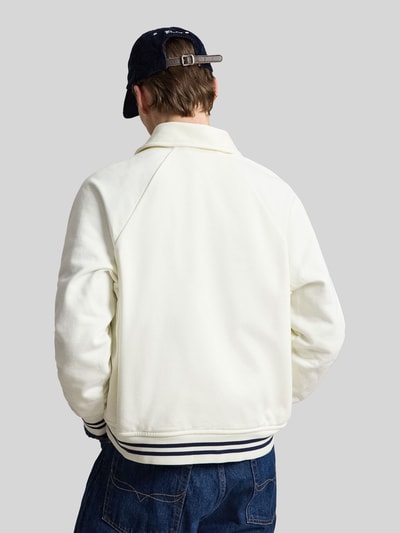 Polo Ralph Lauren Vintage Fit Sweatjacke aus Baumwoll-Mix Offwhite 5