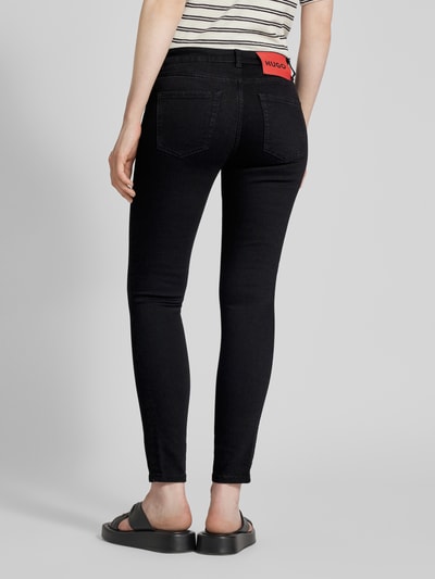 HUGO Slim fit jeans in 5-pocketmodel, model 'Charlie' Zwart - 5