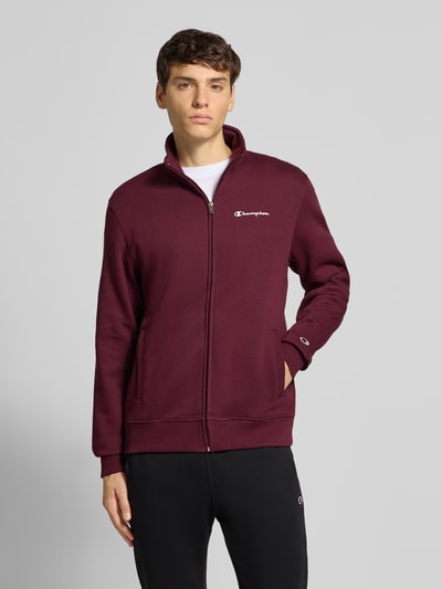 CHAMPION Dres o kroju regular fit z nadrukiem z logo Bordowy 4