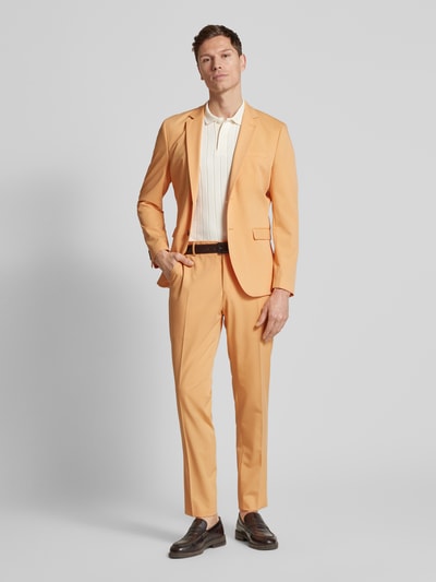 SELECTED HOMME Slim Fit Anzug mit Pattentaschen Modell 'LIAM' Apricot 1