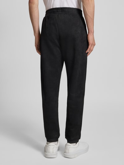 EA7 Emporio Armani Sweatpants met labeldetail Zwart - 5