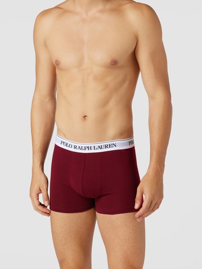 Polo Ralph Lauren Underwear Boxershort met labeldetails in een set van 3 stuks Bordeaux - 1