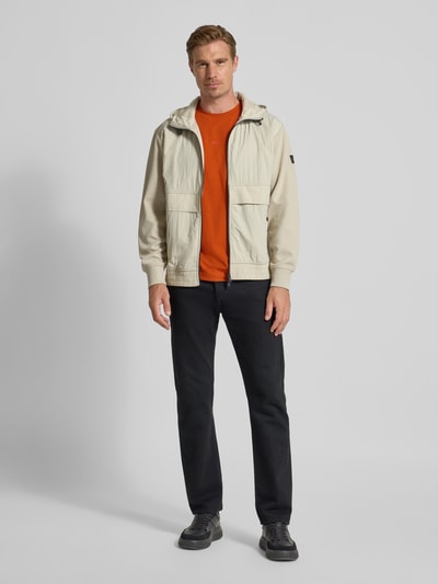 BOSS Orange Relaxed Fit T-Shirt aus Baumwoll-Mix Modell 'TCHUP' Orange 1