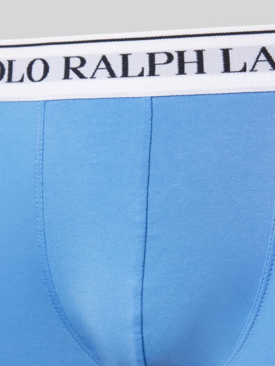 Polo Ralph Lauren Underwear Trunks mit elastischem Label-Bund im 3er-Pack Blau 2