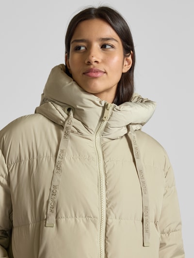 MOS MOSH Płaszcz puchowy zapinany na zamek błyskawiczny dwustronny Piaskowy 3