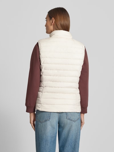 s.Oliver RED LABEL Slim fit bodywarmer met opstaande kraag Offwhite - 5