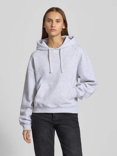 Only Regular Fit Hoodie mit Baumwoll-Anteil Modell 'BEST' Hellgrau Melange 4