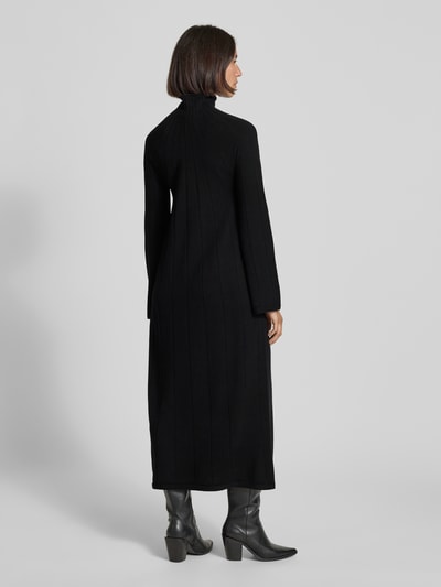 MM Loose Fit Strickkleid aus reiner Schurwolle Modell 'CILE' Black 5