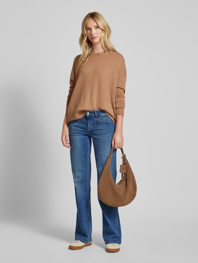 (The Mercer) N.Y. Gebreide pullover van kasjmier met ronde hals Camel gemêleerd - 1