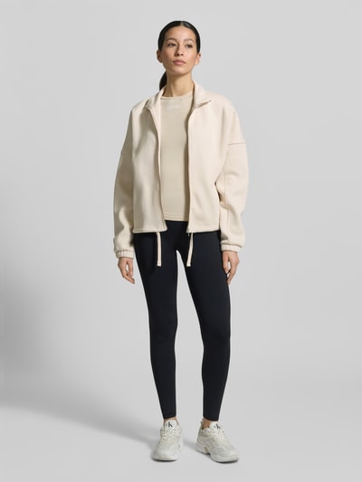 aim'n Sweatjacke mit Stehkragen und Reißverschluss Sand 1