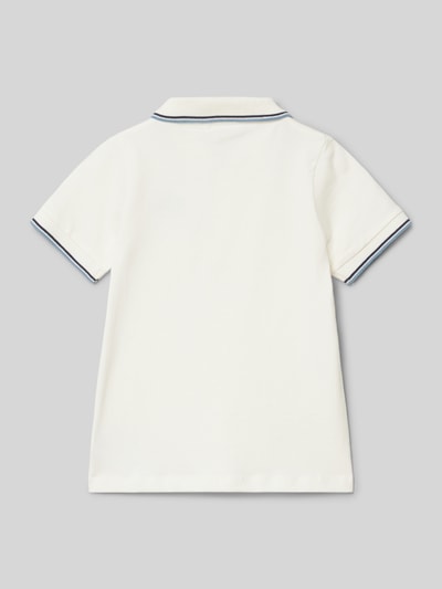 Name It Poloshirt mit gerippten Abschlüssen Modell 'NMMDAKAN' Offwhite 3