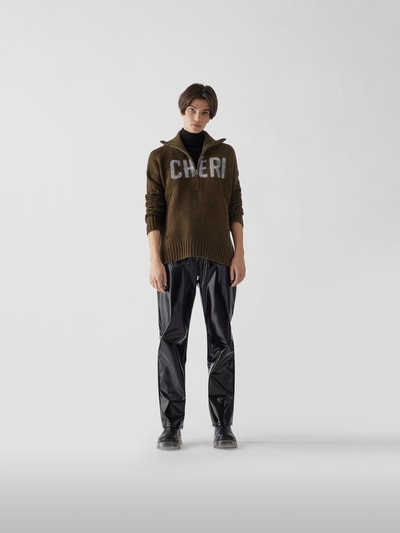 Zadig & Voltaire Pullover mit Merinowolle Khaki 1