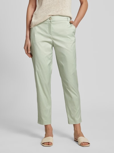 Christian Berg Woman Tapered Fit Chino mit verkürztem Schnitt Mint 4