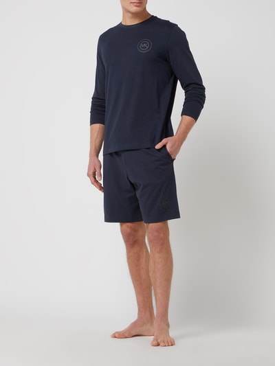 MICHAEL Michael Kors Sweatshorts aus Baumwolle mit Tunnelzug Dunkelblau 1