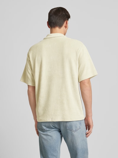 Jack & Jones Premium Koszula casualowa z kołnierzem z połami model ‘TERRY’ Limonkowy 5