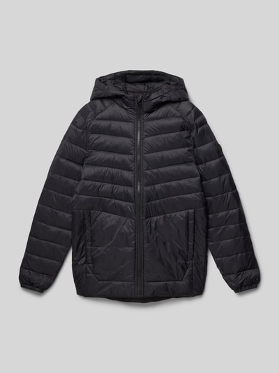 Jack & Jones Steppjacke mit Kapuze Modell 'SPRINT' Black 1