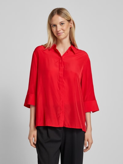 Someday Overhemdblouse met 3/4-mouwen, model 'Zisanja' Rood - 4