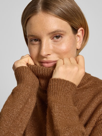 Christian Berg Woman Regular fit pullover in gebreide look Cognac - 3