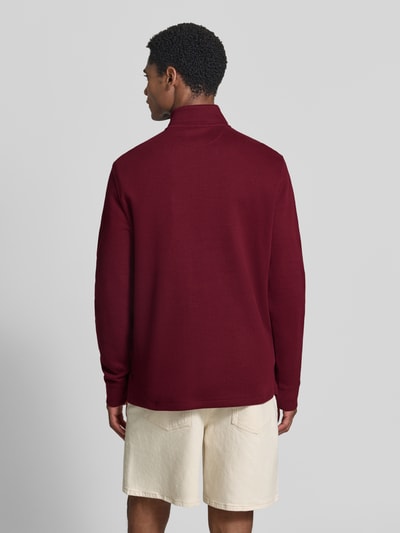 Polo Ralph Lauren relaxed fit schipperstrui van puur katoen Bordeaux - 5