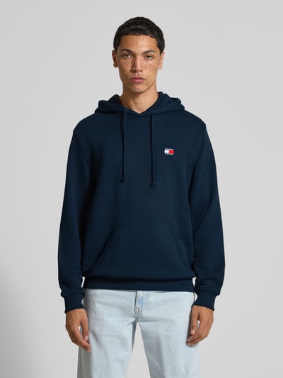 Tommy Jeans Bluza z kapturem o kroju regular fit z czystej bawełny Granatowy 4
