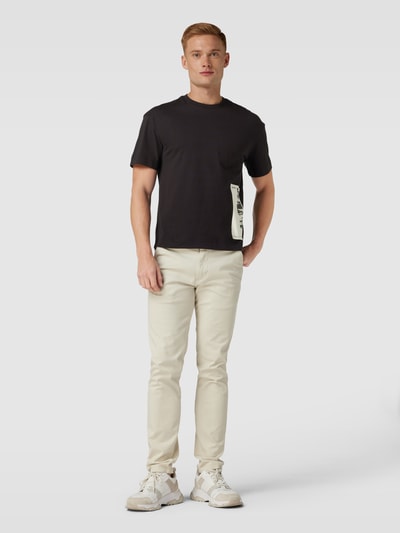 CK Calvin Klein T-shirt met motiefprint Zwart - 1