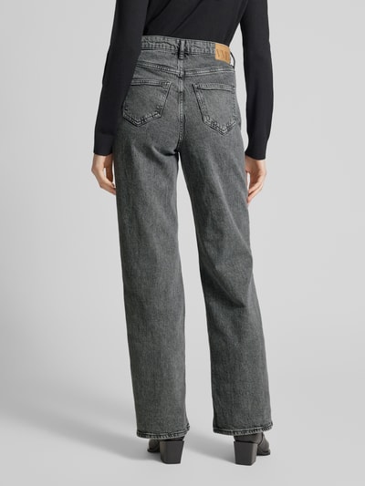 Vero Moda Wide Leg Jeans mit Nieten Modell 'TESSA' Mittelgrau 5