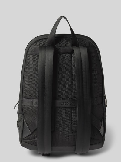 BOSS Rucksack mit Label-Badge Modell 'Ray' Black 4