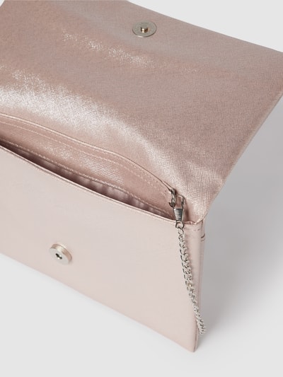 Jake*s Cocktail Clutch mit schimmernder Optik Metallic Rosa Melange 5