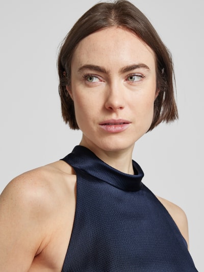 V by Vera Mont Cocktailjurk met halter Donkerblauw - 3