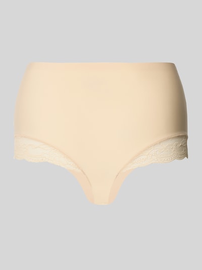 Produktfoto, Slip mit elastischem Bund und Spitze von MAGIC Bodyfashion, beżowy, gładka faktura, koronka, materiał z domieszką stretchu, dopasowany krój