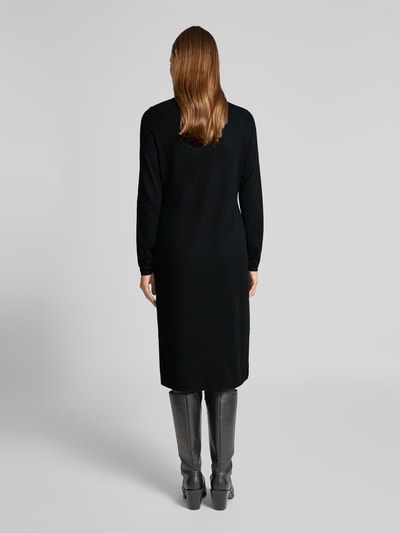 s.Oliver RED LABEL Strickkleid aus Viskose-Mix BLACK 5