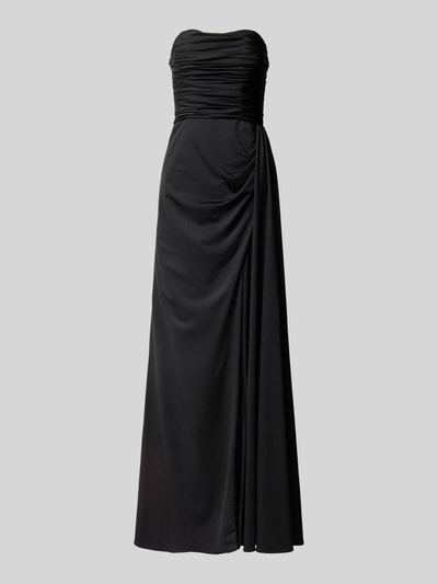 Unique Abendkleid mit gelegten Falten Black 2