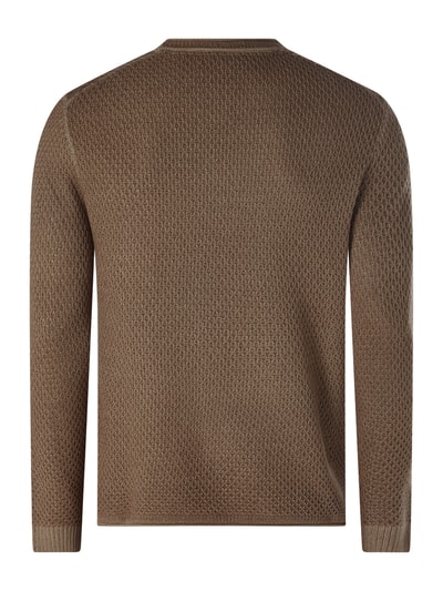 JOOP! Collection Pullover aus Merinowolle Beige 4