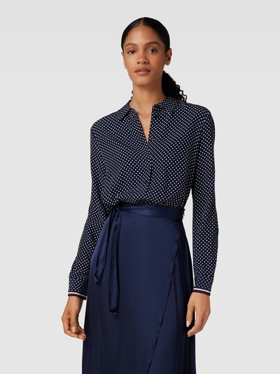 Tommy Hilfiger Hemdbluse mit Allover-Muster Modell 'POLKADOT' Marine 4