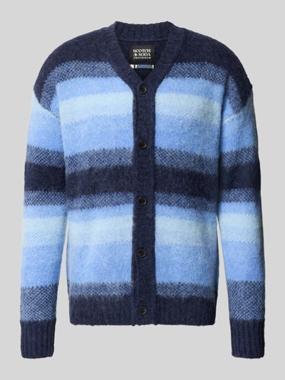 Scotch & Soda Strickjacke mit V-Ausschnitt Marine 2