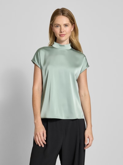 Jake*s Collection Regular fit blouseshirt met opstaande kraag Lagune - 4
